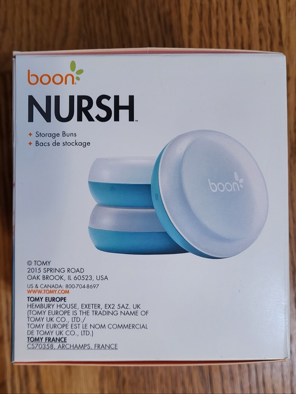 Boon NURSH Storage Buns - Light Blue/White